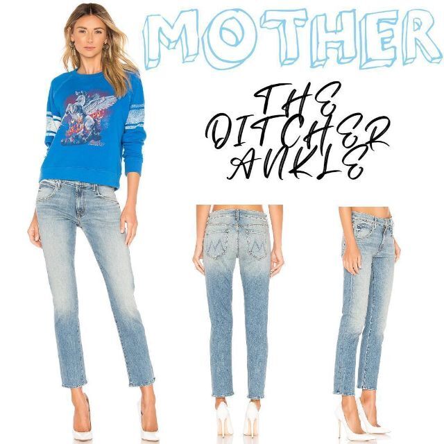 mother(マザー)のMOTHER THE DITCHER ANKLE スリムボーイフレンドデニム レディースのパンツ(デニム/ジーンズ)の商品写真