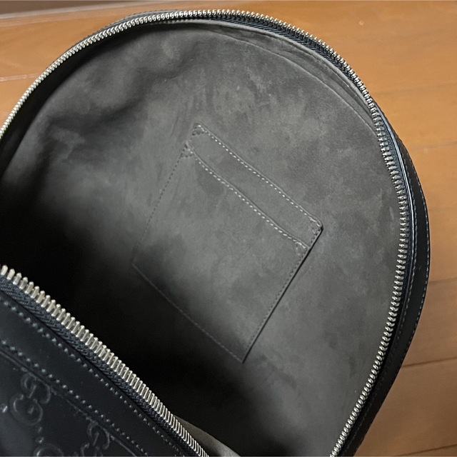 Gucci(グッチ)のGUCCI グッチ GGシマ レザー バックパック リュック バッグ 鞄 メンズのバッグ(バッグパック/リュック)の商品写真