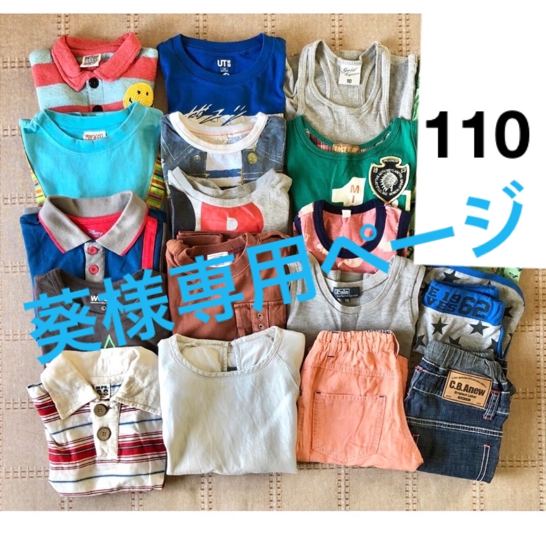 DILASH(ディラッシュ)の葵様　専用　100 110 130 男の子まとめ売り キッズ/ベビー/マタニティのキッズ服男の子用(90cm~)(Tシャツ/カットソー)の商品写真