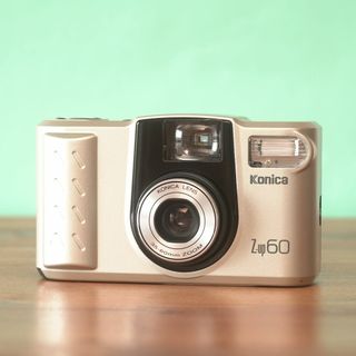 コニカミノルタ(KONICA MINOLTA)の完動品◎Konica Z-up 60 フィルムカメラ シルバー(フィルムカメラ)