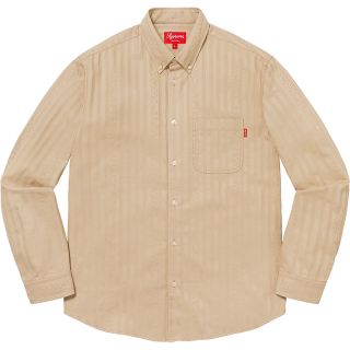 シュプリーム(Supreme)の20AW Supreme Jacquard Stripe Twill Shirt(シャツ)