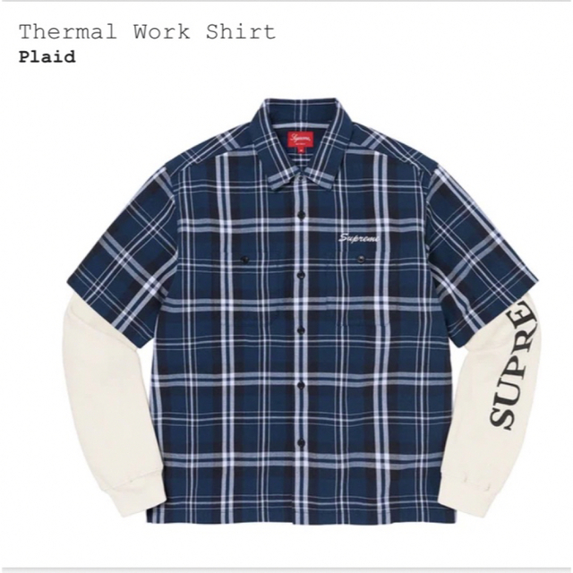 Supreme Thermal Work Shirt L