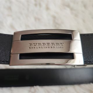 BURBERRY - 【美品】バーバリー ベルト スクエアバックル レザー