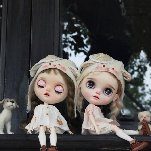 ブライス ネオブライス お洋服 アウトフィット 海外作家製 羊ちゃん ハンドメイドのぬいぐるみ/人形(人形)の商品写真