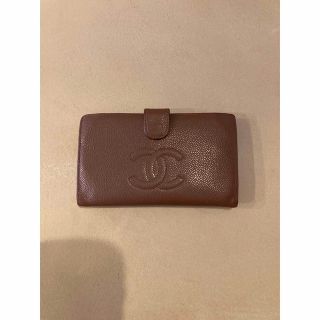 シャネル(CHANEL)のぴよりん様専用　オールドシャネル デカココ 長財布 キャビアスキン(財布)