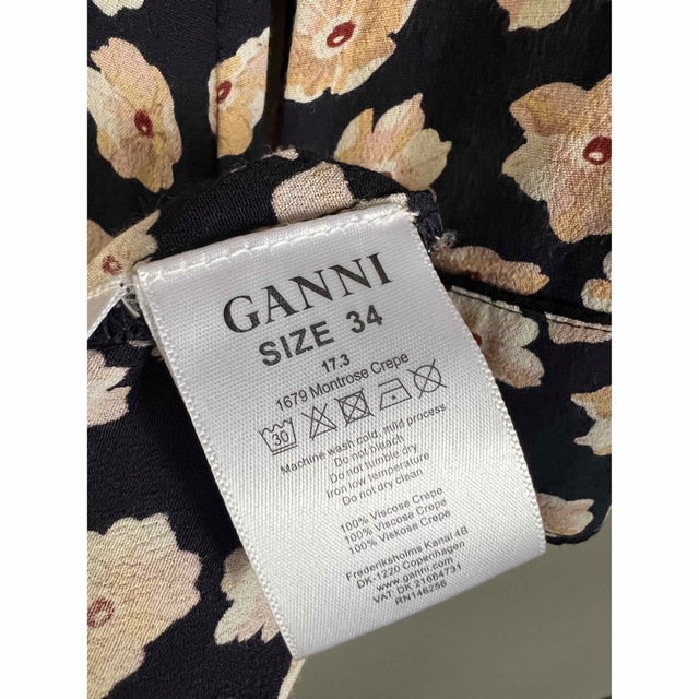 GANNI 花柄ワンピース　サイズ34 新品未使用