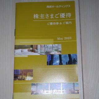 西武ホールディングスの株主優待券(その他)