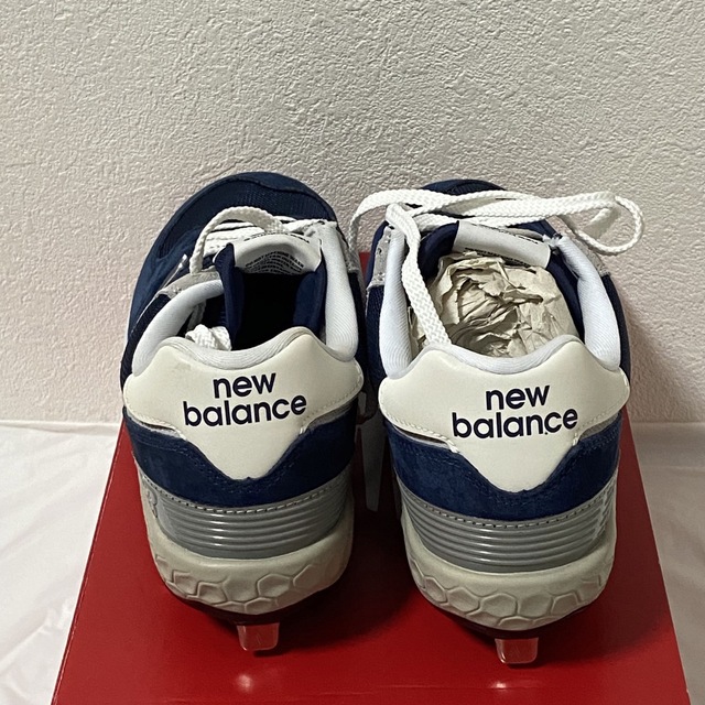 574（New Balance）(ゴーナナヨン)のNew Balance 574 大谷モデル スパイク ネイビー  28cm スポーツ/アウトドアの野球(シューズ)の商品写真