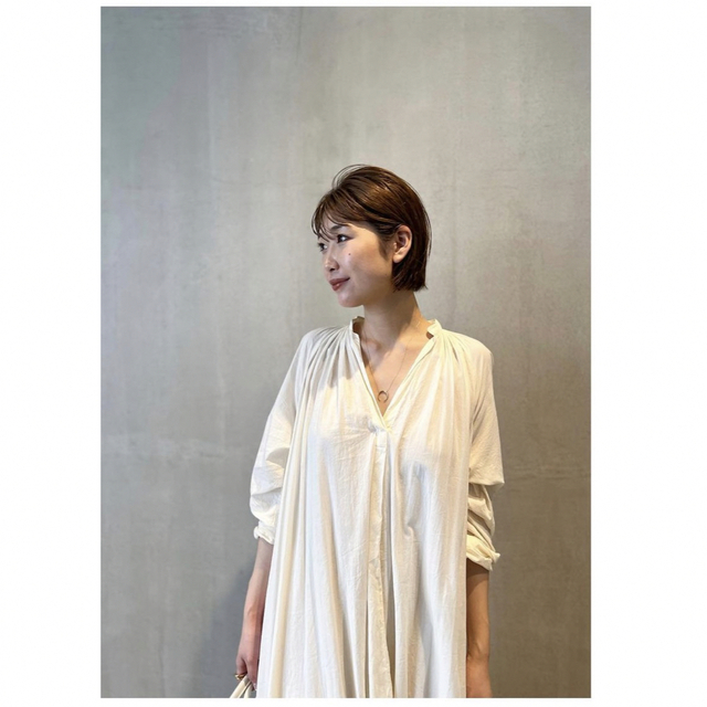 新品 plage Lawn ボリューム Flare ワンピース ナチュラル36 - agedor.ma
