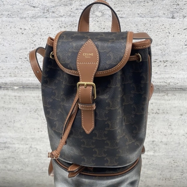 celine(セリーヌ)のCELINE MINI BACKPACK FOLCO☆ トリオンフキャンバス レディースのバッグ(リュック/バックパック)の商品写真