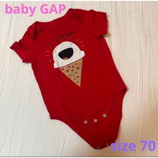 ベビーギャップ(babyGAP)のbaby GAP   Tシャツ　ロンパース　 size 70(ロンパース)