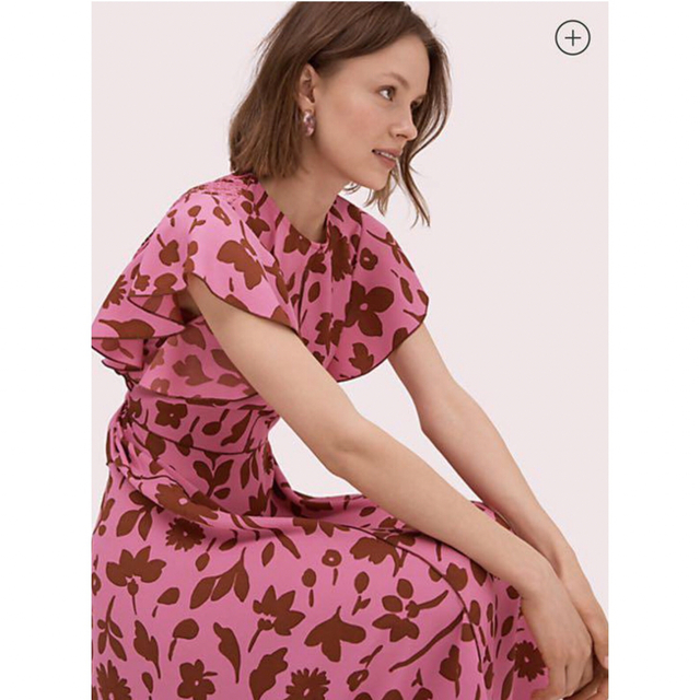 kate spade new york - ケイトスペード フラワープリント ロング