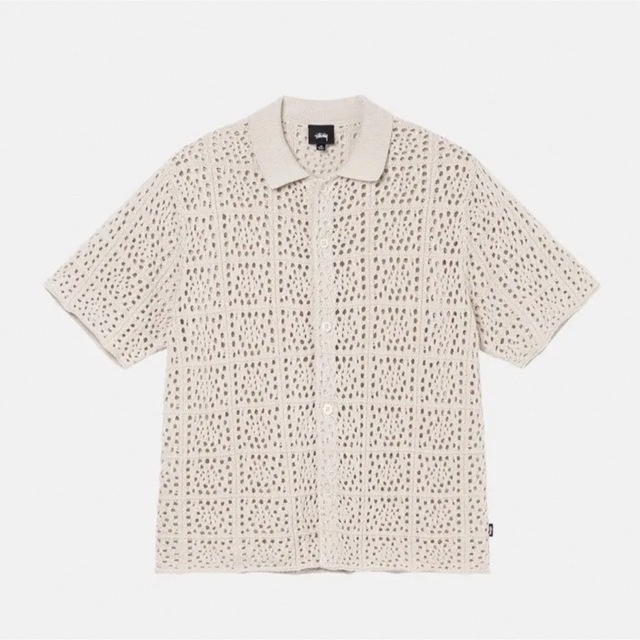 STUSSY(ステューシー)のstussy crochet shirt メンズのトップス(シャツ)の商品写真