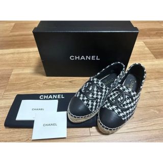 シャネル(CHANEL)のシャネル✳︎エスパドリーユ(スリッポン/モカシン)