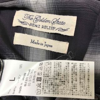 REMI RELIEF - レミレリーフ オンブレチェック レーヨンシャツ