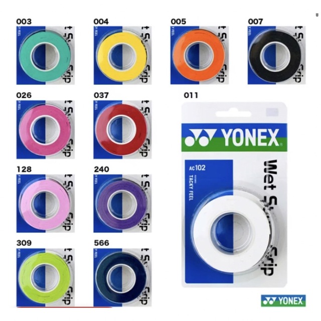 グリップテープ 詰め替え用（5本入り1ロール）ヨネックス YONEX ウエットス