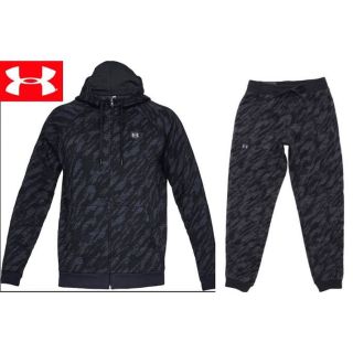 アンダーアーマー(UNDER ARMOUR)の【古着】UAアンダーアーマー  迷彩セットアップ パーカー+ジョガー (パーカー)