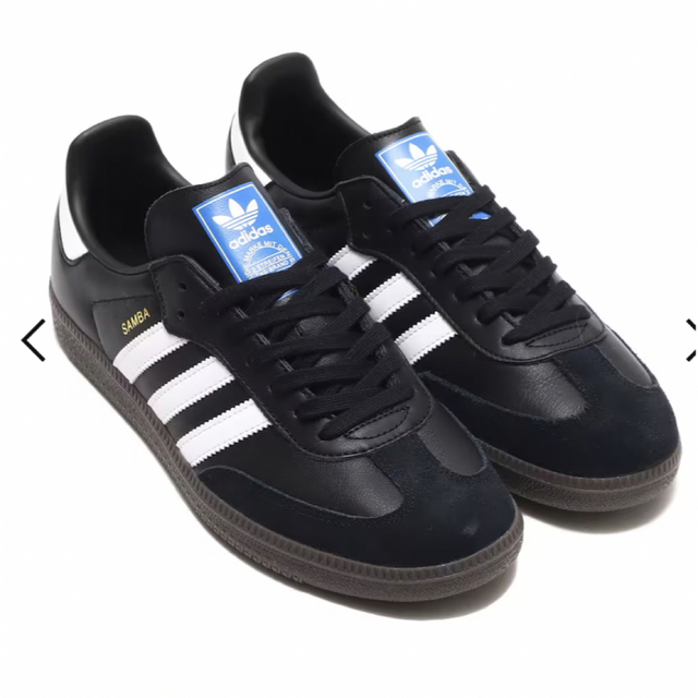 adidas SAMBA LEATHER サンバ レザー 24.5 在原みゆ紀