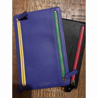 スマイソン(Smythson)のスマイソン カレンシーケース ポーチ ジップケース(ポーチ)