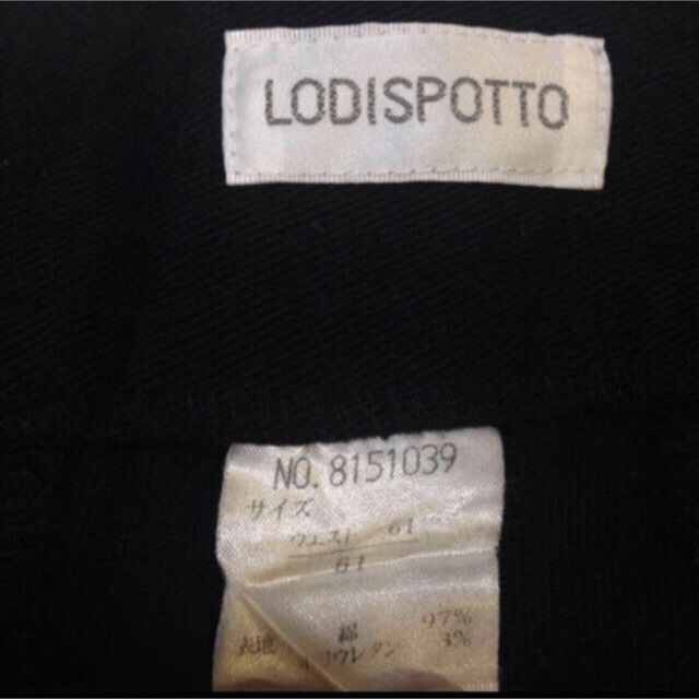 LODISPOTTO(ロディスポット)のロディスポット 黒 ハーフパンツ レディースのパンツ(ハーフパンツ)の商品写真