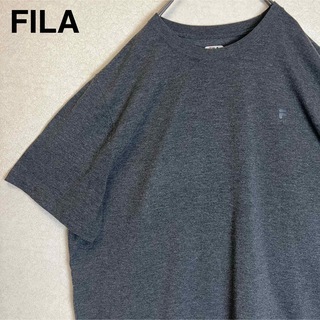 フィラ(FILA)のFILA　フィラ　トップス　半袖Tシャツ　ワンポイントプリントロゴ　黒　XL(Tシャツ/カットソー(半袖/袖なし))