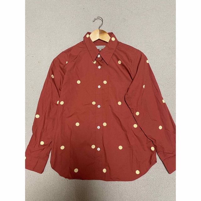 MARGARET HOWELL BIG SPOT COTTON シャツ