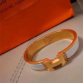 エルメス(Hermes)の【ラッピー様専用】 HERMES PM エナメルブレスレット(ブレスレット/バングル)