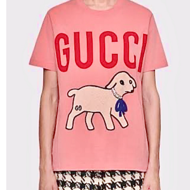 Gucci(グッチ)のGUCCIヒツジトップス レディースのトップス(Tシャツ(半袖/袖なし))の商品写真