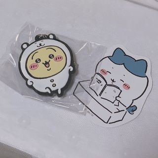 シマムラ(しまむら)のナガノマーケット限定 うさぎ × くま はちわれステッカーセット(キャラクターグッズ)