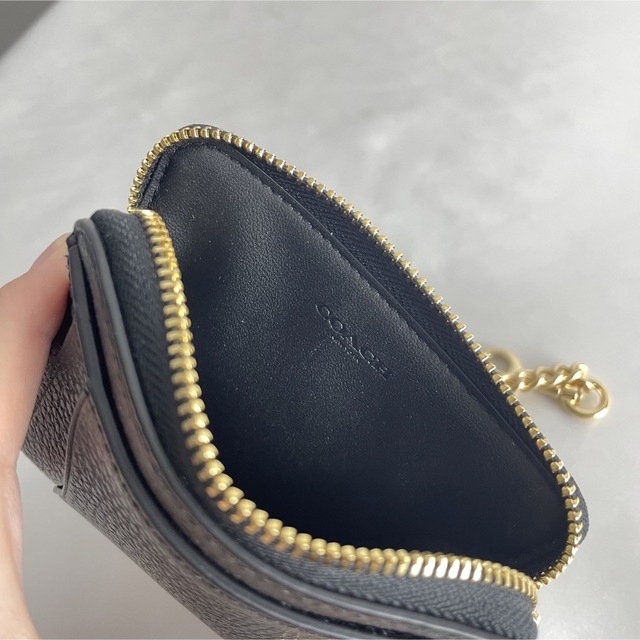 【極美品】coach ジップ カード ケース