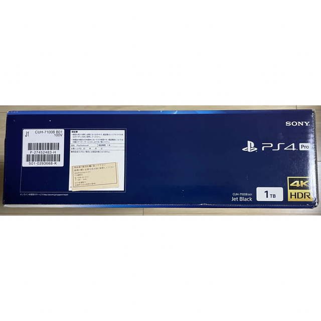 箱有 PlayStation4 pro CUH-7100B 1TB 完動品