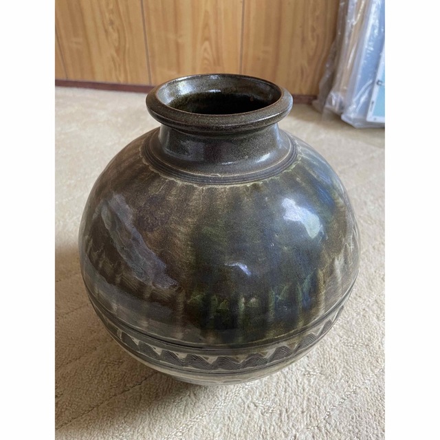 小石原焼 花瓶 壺 アンティーク