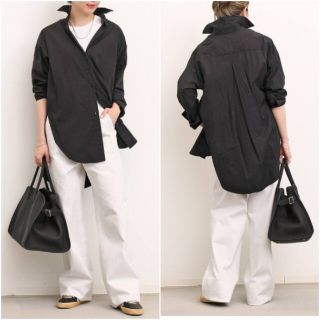 アパルトモンドゥーズィエムクラス(L'Appartement DEUXIEME CLASSE)のアパルトモン購入 BE SHIRTS シャツ ブラック(シャツ/ブラウス(長袖/七分))