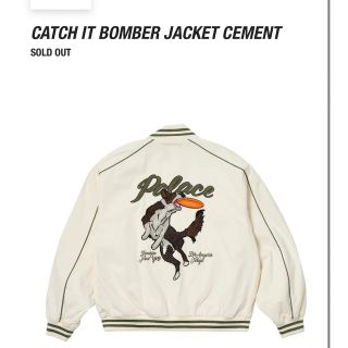 パレス(PALACE)の即完　palace catch it bomber jacet  white(ブルゾン)