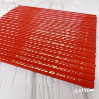 トンボエンピツ(トンボ鉛筆)の未使用品 トンボ鉛筆 赤鉛筆（朱色）8900-V 20本(色鉛筆)