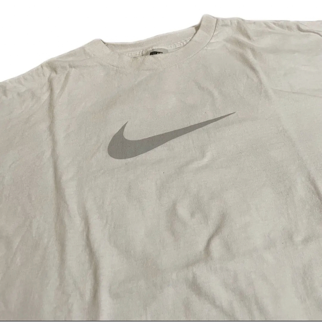 NIKE(ナイキ)の90s 古着 ナイキ メキシコ製 スウォッシュロゴ プリントロゴ ゆるだぼ メンズのトップス(Tシャツ/カットソー(半袖/袖なし))の商品写真