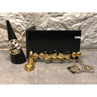 ソニアリキエル(SONIA RYKIEL)のアクセサリーセット　イヤリング 4点＋指輪1点　セット　ソニアリキエル(イヤリング)