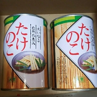 令和5年産 タケノコ缶詰め2缶セット(缶詰/瓶詰)