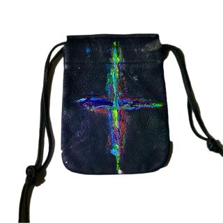 ルグランブルー(LGB)のL.G.B./INDIAN CROSS POUCH 6 LGB レザー　ポーチ(ポーチ)