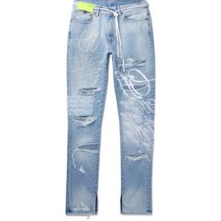 off-white ev bravado Crystal Denim Jeans(デニム/ジーンズ)