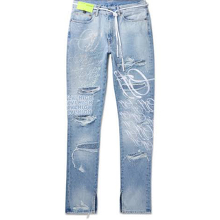 off-white ev bravado Crystal Denim Jeans(デニム/ジーンズ)