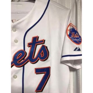 Majestic - MLBニューヨークメッツ #7ホセレイエス オーセンティック