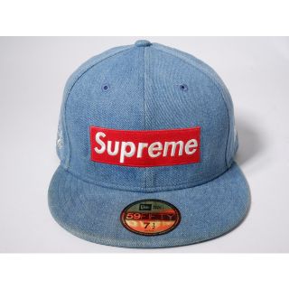 SUPREMEシュプリーム 2012SS New Era Box Logo  Capニューエラボックスロゴデニムキャップ【７1/2(59.6cm)】【MHWA70103】