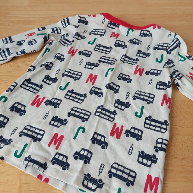 mou jon jon(ムージョンジョン)のムージョンジョン 長袖Tシャツ 白 キッズ/ベビー/マタニティのキッズ服男の子用(90cm~)(Tシャツ/カットソー)の商品写真