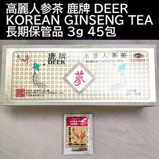 高麗人参茶 鹿牌 DEER KOREAN GINSENG TEA 3g 45包(茶)