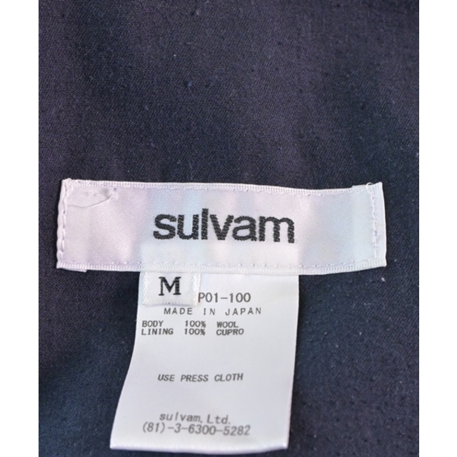 sulvam - sulvam サルバム スラックス M 黒 【古着】【中古】の通販 by