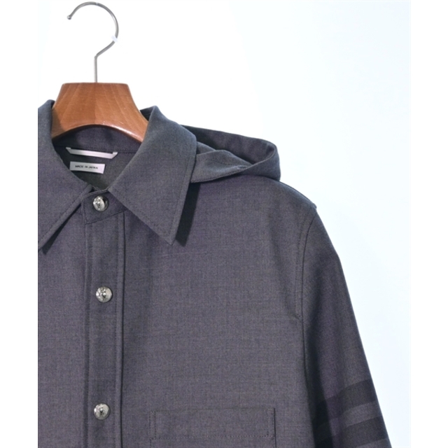 THOM BROWNE トムブラウン カジュアルシャツ 0(XS位) グレー www