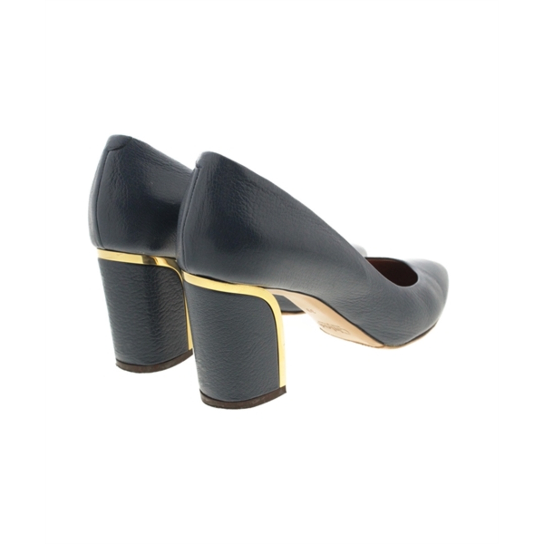 Chloe クロエ パンプス EU39(25.5cm位) 紺 【古着】【中古 Chloe クロエ パンプス EU39(25.5cm位) 紺 【古着】【中古
