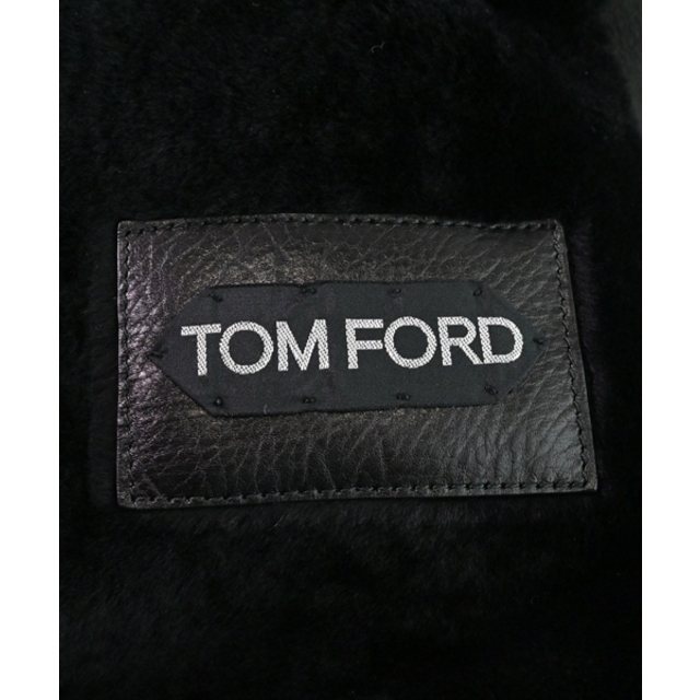 TOM FORD(トムフォード)のTOM FORD トムフォード ライダース 50(XL位) 黒 【古着】【中古】 メンズのジャケット/アウター(ライダースジャケット)の商品写真