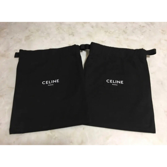 celine(セリーヌ)のCELINE  セリーヌ  保存袋  巾着袋2枚セット  32×24.5 レディースのバッグ(ショップ袋)の商品写真